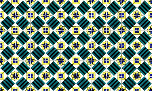 Fundo sem emenda de Portugal ou da telha de Espanha Azulejo. Alta resolução.