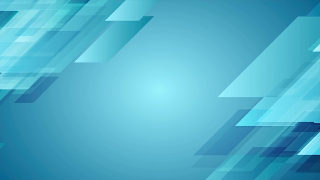 Fundo técnico abstrato geométrico azul