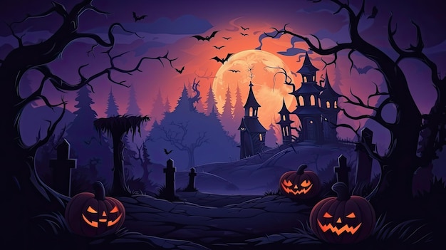 Fundo temático do Dia de Halloween