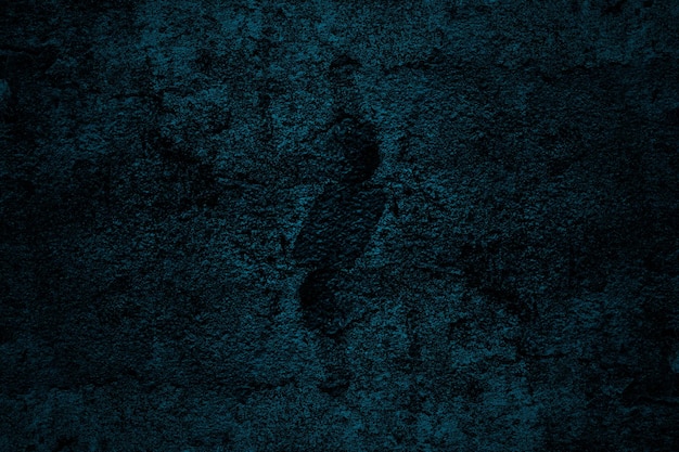 Fundo texturizado grunge áspero da superfície de parede de concreto abandonada velha de cor azul