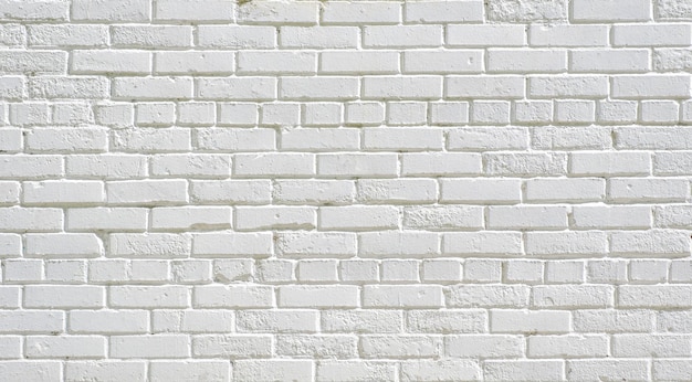 Fundo urbano de parede de tijolo velho branco