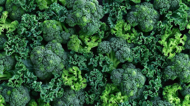 Foto fundo vegetal de brócolis verde fresco