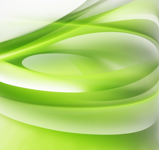 Fundo verde abstrato com linhas suaves