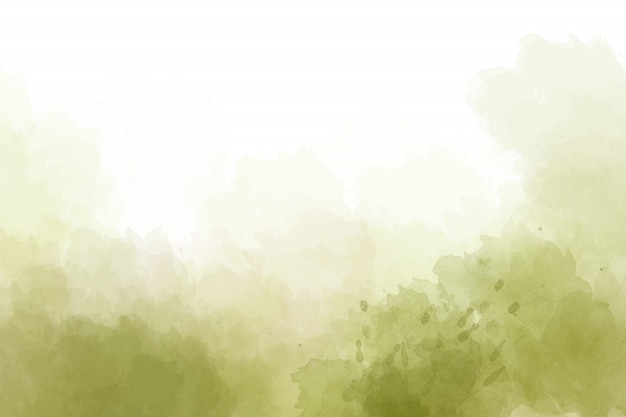 Fundo verde aquarela