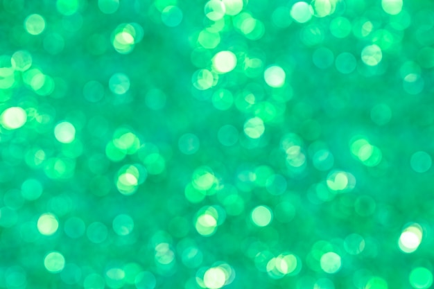 Fundo verde desfocado bokeh