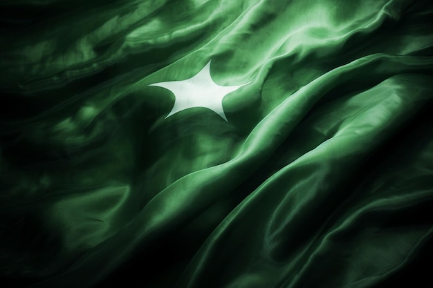 Foto fundo verde do dia da independência do paquistão