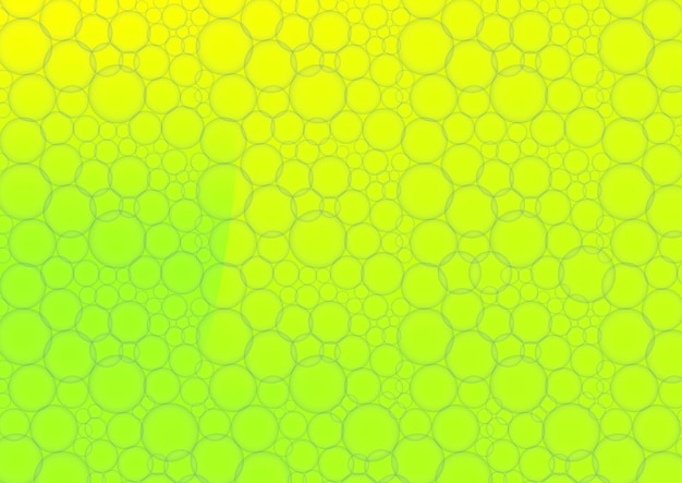 Fundo verde e amarelo com círculos no meio