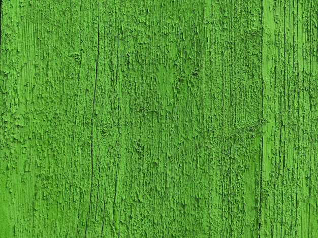Fundo verde e madeira pintada de textura de madeira natural