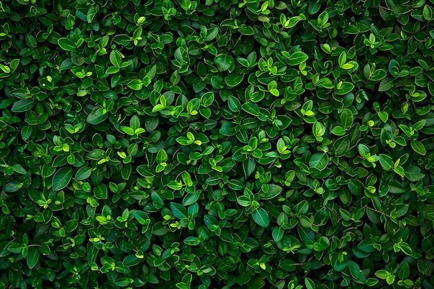 Foto fundo verde folhas verdes fundo de plantas de cercas