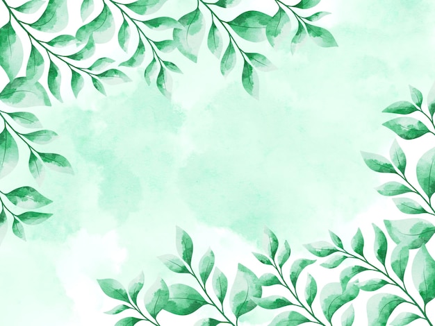 Fundo verde fresco