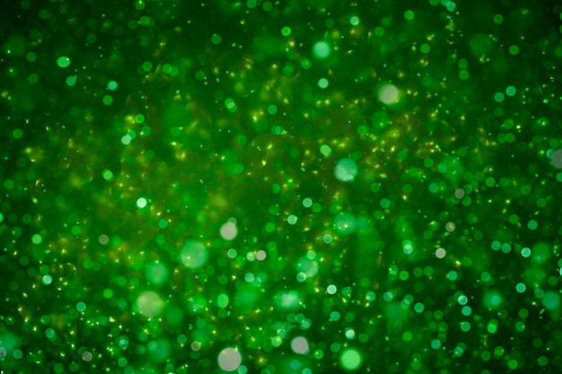 Foto fundo verde glitter de natal com bokeh