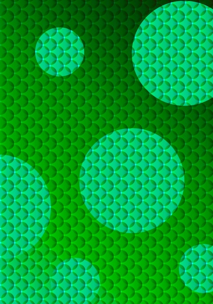 Fundo verde padrão de geometria abstrata para design - ilustração stock