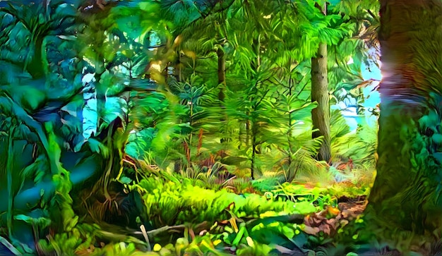 Fundo Verde Selva