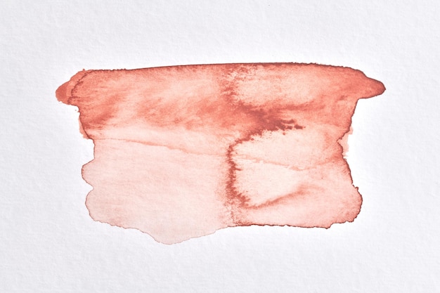 Fundo vermelho abstrato colagem de arte em tinta aquarela manchas manchas e pinceladas de tinta acrílica