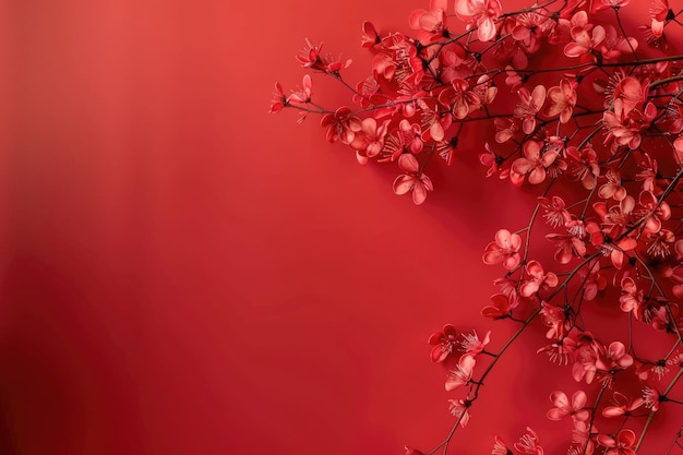 fundo vermelho cenário de fundo vermelho cena chinês ano novo valentino amor humor tom do coração