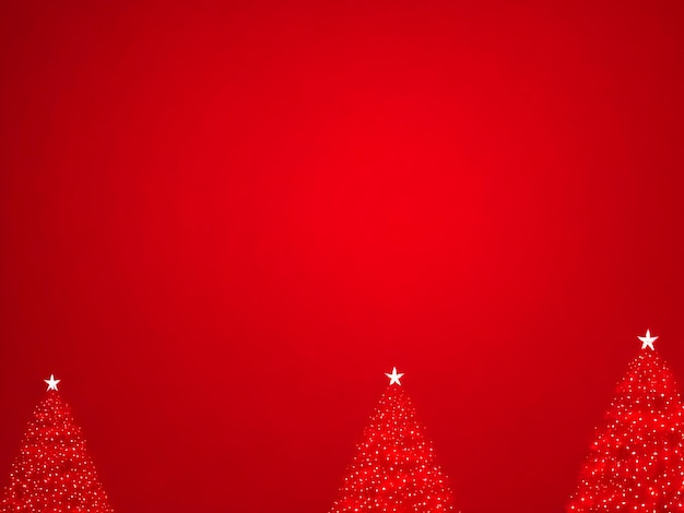 fundo vermelho de Natal design simples mínimo