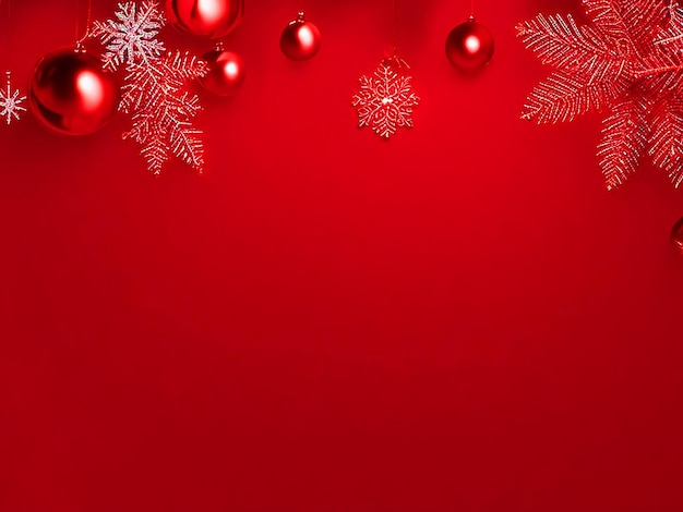 fundo vermelho de Natal design simples mínimo