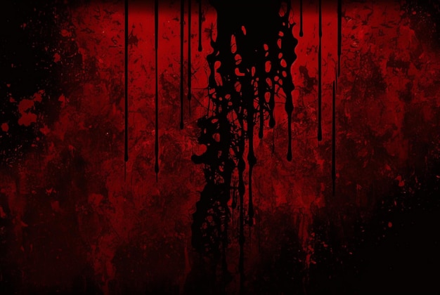 fundo vermelho e preto angustiado e sujo fundo horror generativo ai