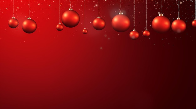 Foto fundo vermelho para o natal e feliz ano novo