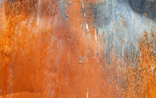 Fundo vermelho Textured da parede da oxidação, superfície envelhecida do vintage, horizontal.