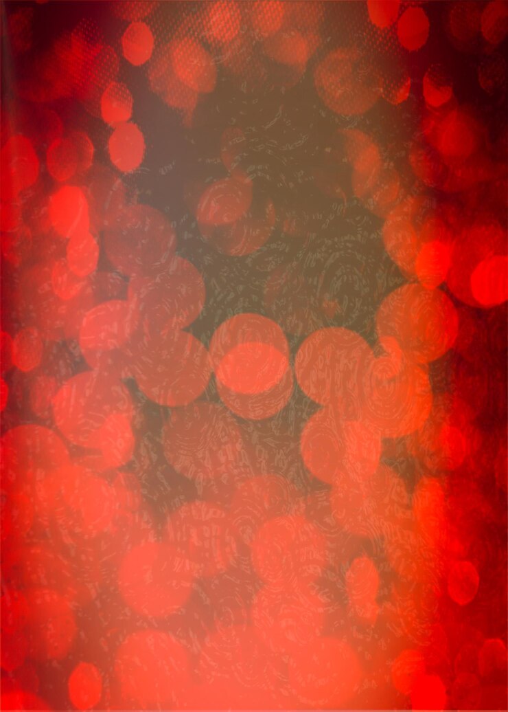 Foto fundo vertical bokeh vermelho para evento de celebração de anúncio banner poster e vários trabalhos de design