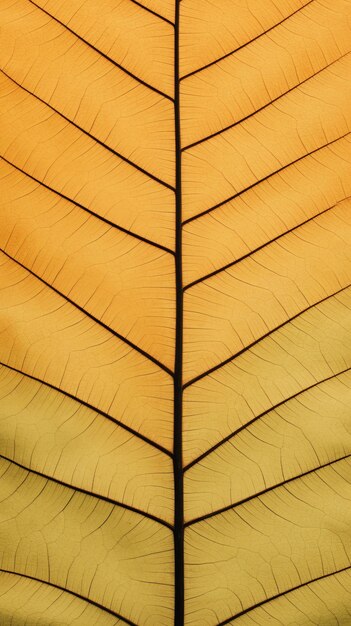 Fundo vertical de textura macro, outono, folha, modelo de banner, em cores terrosas suaves