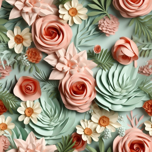 Fundo vetorial floral