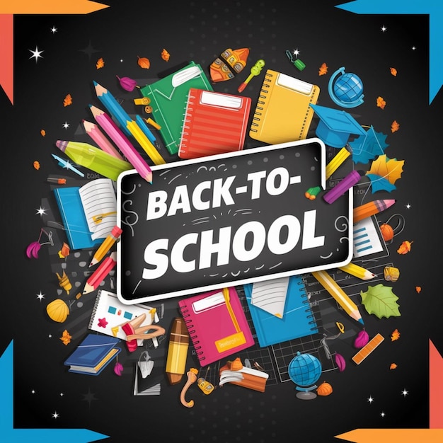Fundo vetorial para a temporada de retorno às escolas