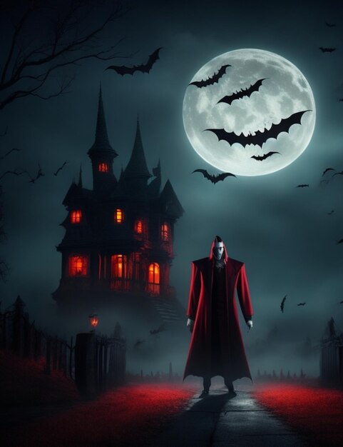 fundo vibrante de Halloween