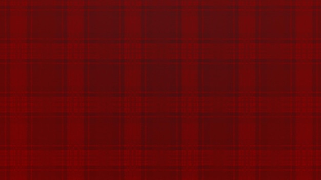 Foto fundo xadrez tartan em design têxtil de cor vermelha