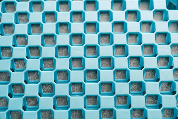 Fundo xadrez xadrez cor azul feita em impressora 3d
