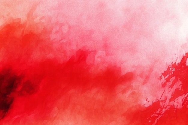 Fundos abstratos de textura de pincel vermelho aquarela