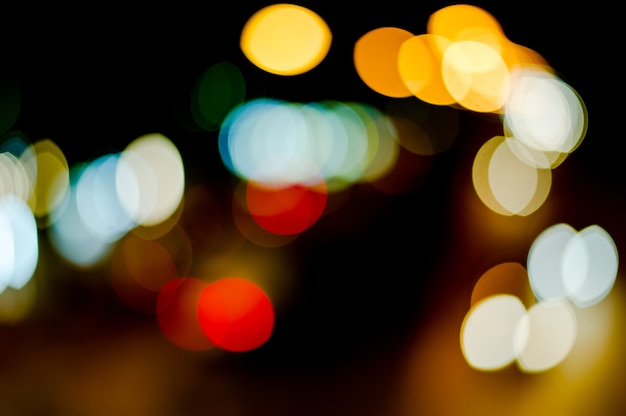 fundos, bokeh, papéis de parede, luzes de rua, carros correndo de um lado para o outro.