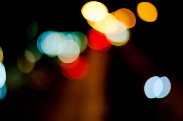 fundos, bokeh, papéis de parede, luzes de rua, carros correndo de um lado para o outro.