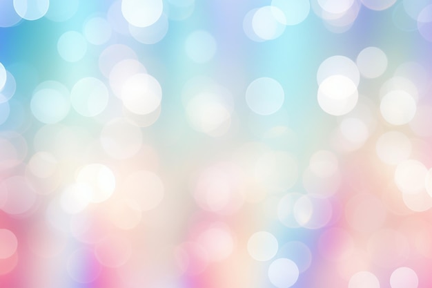 fundos de papel digital Rainbow Pastel Bokeh