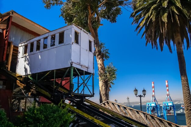 Funicular de passageiros em Valparaíso