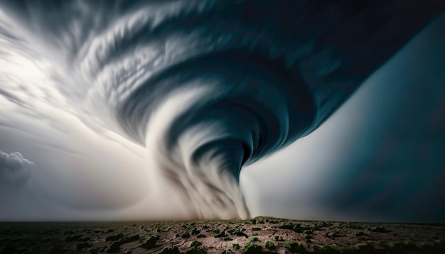 Fury Unleashed Nature's Stormy Symphony of Wind Power and Beauty