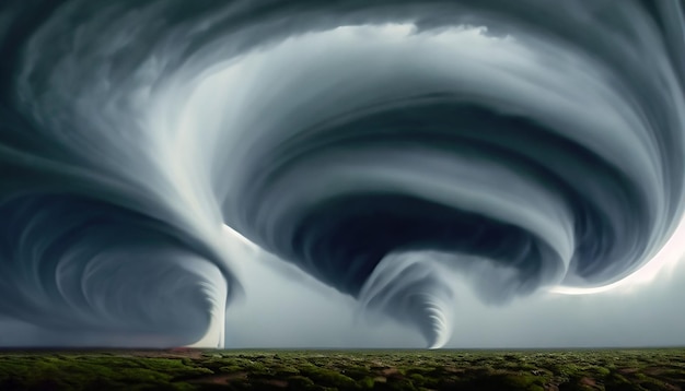 Fury Unleashed Nature's Stormy Symphony of Wind Power and Beauty