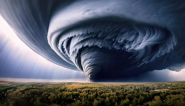 Fury Unleashed Nature's Stormy Symphony of Wind Power and Beauty