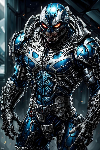 fusão entre Cyborg Venom e Predactor