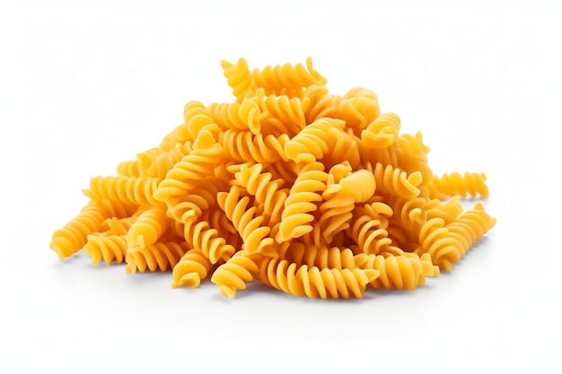 Fusilli Pasta Isolado Generativo Ai