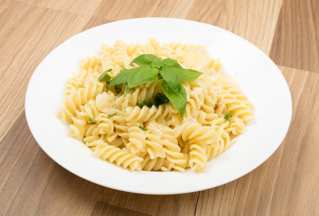 Fusilli Pasta mit Käse