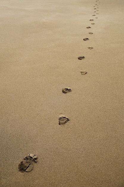 Fußabdrücke im Sand