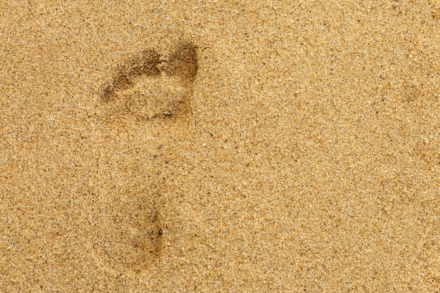 Fußabdrücke im Sand