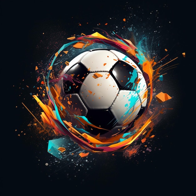 Fußball-Logo-Hintergrund