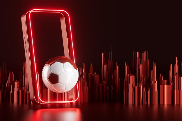 Fußballbälle Objekt Sportball 3D-Design Fußballelement