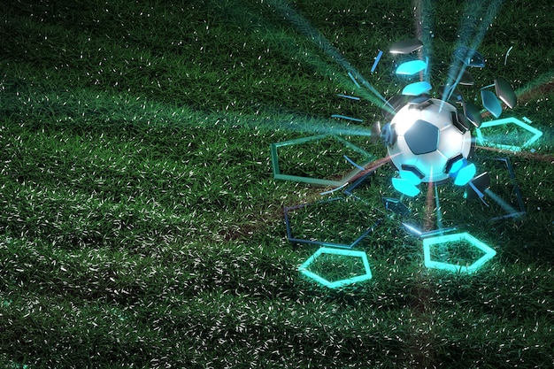 Fußballbälle Objekt Sportball Design Fußball 3D-Element