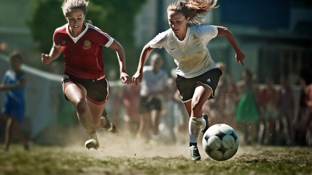 Foto fußballspielerin