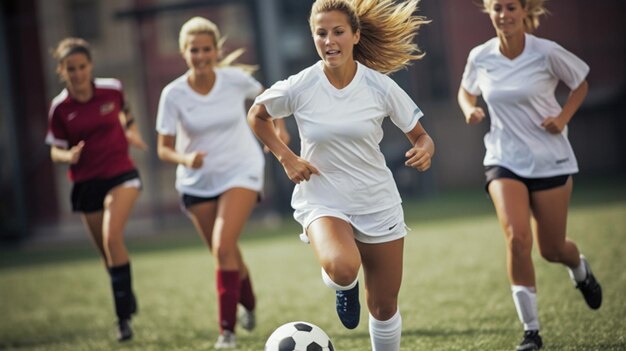 Foto fußballspielerin