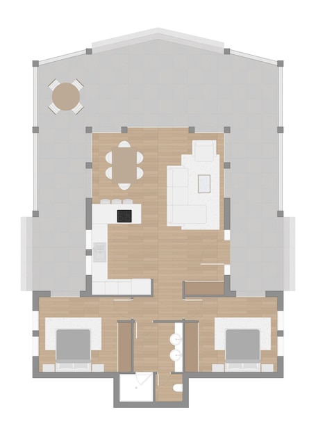 Fußbodenplan